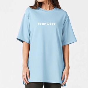 Custom Puff Printed Logo Appliques Eco-Friendly 100% Cotton Regular Fit Crew Neck Drop Shoulder Summer <b>T</b>-<b>shirt</b> Casual Wear - Product Image 1