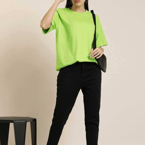 T-shirts décontractés pour femmes à prix abordable, vêtements d'été, t-shirts pour femmes les plus vendus, service OEM avec logo personnalisé - Product Image 2