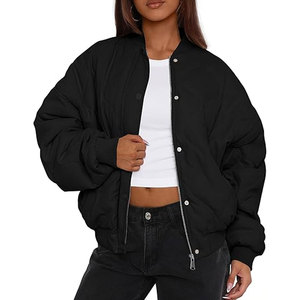 Custom Plus Size <b>Womens</b> Woven <b>Lightweight</b> Breathable Regular Single Button <b>Bomber</b> <b>Jackets</b> Casual Fashion Wear Flight <b>Jackets</b> - Product Image 5
