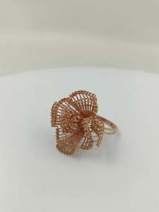 Bagues en diamant véritable en or massif de luxe pour femmes avec bijoux de montage fin Nouveau design Montures Ghat - Product Image 4