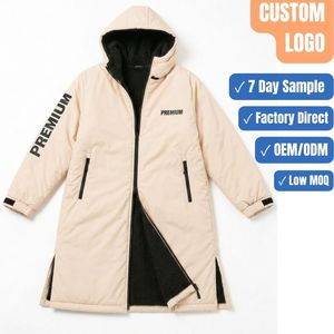 Abrigo Deportivo Largo con Forro Sherpa, Impermeable, con Cierre Completo, Personalizable, OEM, Venta al Por Mayor, Muestra de 7 Días - Product Image 1