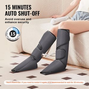 3 modalità e intensità di compressione del calore massaggiatore d'aria per gambe e piedi 2 livelli di riscaldamento avvio grande sollievo dal dolore regalo per mamma/papà - Product Image 5