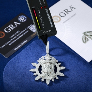 Moissanite Diamond Iced Blinged Out Jesus Piece Hip Hop Pendant, Handmade Moissanite 925 Sterling Silver Pendant from India - Product Image 5