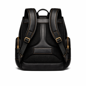 Multi-Purpose Leather <b>Backpack</b> for School, Office and Travel with Organized Compartments and Durable Material - Product Image 2