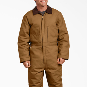 Workwear Factory Coveralls with Reflective Strips Zip Work for Mechanics Auto Repair Heavy Duty Cotton Suit with Pockets - Product Image 2