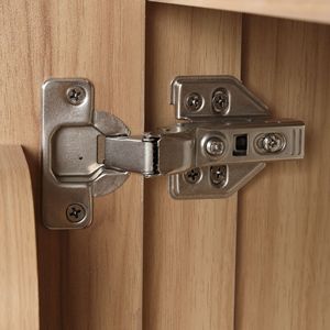 Mobile Bagno Multifunzionale da 30 Pollici con Lavabo Integrato, Mobile in MDF Naturale con Ante e Cassetto - Product Image 1