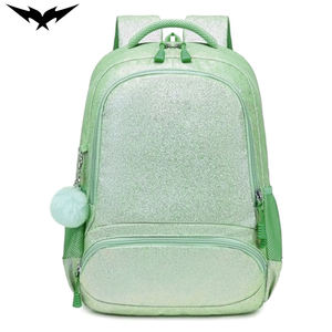 Mochila escolar brillante y moderna para niñas, con gran capacidad, para el club de porristas, con cremallera. - Product Image 4