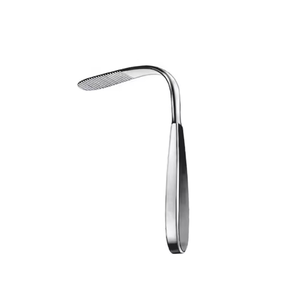 Depresor Lingual Tobold Premium, Reutilizable, de Acero Inoxidable, Serrado, de Una Sola Punta, para Examen Oral y Retractor Faringeo Quirúrgico - Product Image 1