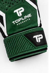 Gants de sport verts TOPLINE PRODUCTS à doigts entiers, antidérapants, respirants, avec sangle de poignet réglable, OEM, pour le football américain - Product Image 4