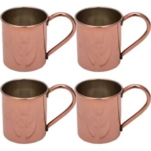 Taza de Cobre Contemporánea para Moscow Mule, Vajilla Moderna para Bar, Cocina, Restaurante, Mesa de Servicio - Product Image 5