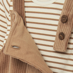 Combinaison décontractée en coton biologique pour bébé, body doux pour nouveau-né, design moderne de haute qualité, vêtements mignons pour nourrissons, vente en gros - Product Image 4