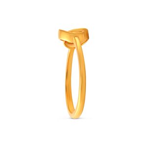 Anillo Abierto de Doble Círculo en Tono Dorado de Lujo para Mujer, Anillo de Dedo Geométrico Moderno, Joyería para Uso Diario - Product Image 4