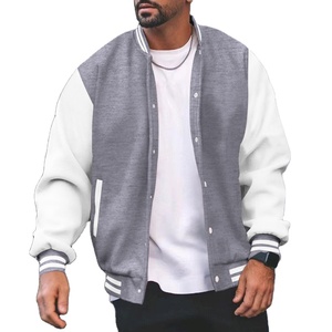 Chaqueta Varsity Clásica para Hombre, Chaqueta de Béisbol Informal, Corte Regular, Cortavientos Universitario para Primavera y Otoño - Product Image 2