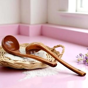 Cuillère à thé en bois de qualité supérieure, cuillère doseuse durable en bois naturel pour café et sucre, outil de cuisine de qualité alimentaire - Product Image 4