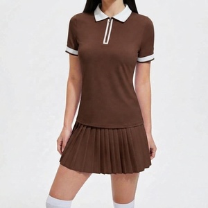 Robe de tennis sans manches respirante de haute qualité sur mesure, taille plus, séchage rapide, course à pied, fitness - Product Image 1