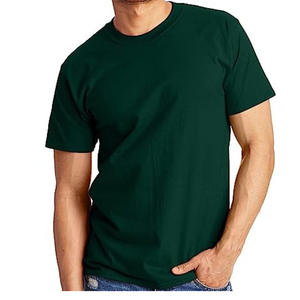 Camisetas de hombre de algodón, tela suave y transpirable, de media manga, diseñadas para ropa urbana, informal, de gimnasio y con un look moderno. - Product Image 1