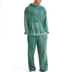 Survêtement délavé à l'acide le plus vendu à bas prix, personnalisable, prix de gros, toucher doux - Product Image 6