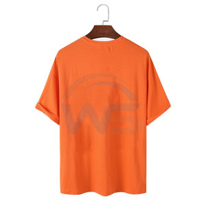 Nouveauté T-shirts décontractés pour hommes de haute qualité Col rond Manches courtes 100% coton Blanc Personnalisable Tailles variées - Product Image 2