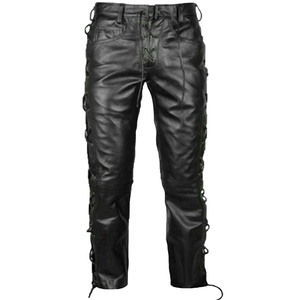 Pantalons en cuir pour hommes, dernier style, en vente, meilleure qualité, prix bas. - Product Image 1
