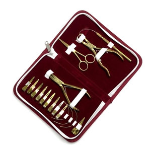 Juego de Herramientas Profesionales para Extensiones de Cabello de Salón con Pinzas de Acero Inoxidable, Agujas para Coser, Accesorios de Tejido Duraderos - Product Image 3