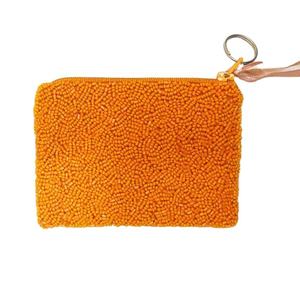 Handmade Beaded Coin Purse Decorative <b>Mini</b> <b>Pouch</b> for Coins Keys and Jewelry - Product Image 1