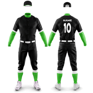 Derniers uniformes de baseball de haute qualité pour hommes, ensembles d'uniformes de sport respirants pour baseball et softball - Product Image 5