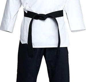 Uniforme d'école de Taekwondo, Académie d'arts martiaux, Dobok en polyester et coton, Kit d'entraînement pour instructeurs, Fournisseur de vêtements de sport sur mesure OEM - Product Image 5