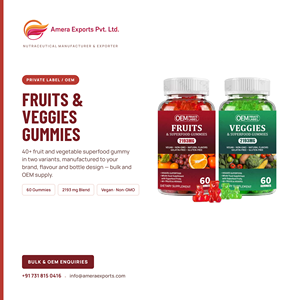 Gummies Super Aliments Fruits & Légumes Marque Blanche OEM 2193mg Mélange de 40+ Fruits et Légumes Végétaliens 60 Gummies - Product Image 5
