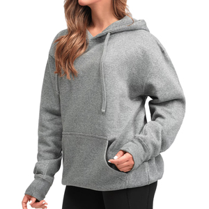 OEM women's fleece pullover <b>hoodie</b>, women's vintage wash <b>hoodie</b>, women's <b>600gsm</b> heavyweight <b>hoodie</b> for US Retailers - Product Image 6
