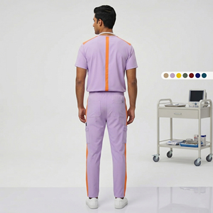 Medical Nurses <b>Scrub</b> <b>Uniform</b> Men | <b>Scrub</b> Suit Modern Nurse Shirts \ Hospital <b>Uniforms</b> Medical <b>Scrubs</b> <b>Uniforms</b> - Product Image 3