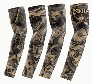 Mangas de Seda Helada de Manga Larga para Hombre UPF50+ Protección Solar Sólida Refrescante para Deportes al Aire Libre Todas las Estaciones - Product Image 1