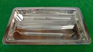 ชุดเครื่องมือตรวจทางทันตกรรมที่มีความแม่นยำสูง ผลิตจากสแตนเลสสตีล ประกอบด้วยหัวตรวจฟัน กระจกตรวจฟัน และแหนบ ได้รับการรับรองมาตรฐาน CE โดย Dentavex - Product Image 5