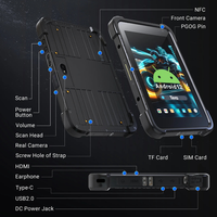 Tableta Robusta Android de 8 Pulgadas con Escáner de Código de Barras RT06A, Tableta Industrial con Escáner de Inventario QR 1D/2D, 8 GB + 128 GB, 1280*800