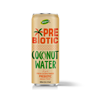 Wana Puré de Agua de Coco Prebiótica 320ml Sabor Naranja Agua de Coco Fresca con Fibra Prebiótica en Envase de Cartón - Product Image 5