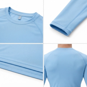 เสื้อแรชการ์ดแขนยาวสำหรับผู้ชาย - ป้องกันรังสียูวี UPF 50+ เสื้อซับในสำหรับออกกำลังกาย - Product Image 4