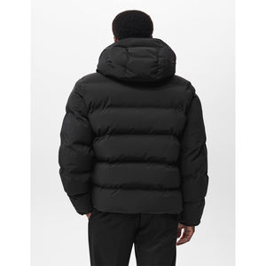 เสื้อแจ็คเก็ตพัฟฟี่ลำลองผู้ชาย สไตล์ใหม่ เสื้อโค้ทบุนวมทันสมัยสำหรับฤดูหนาว หนา อุ่น กันลม รับทำโลโก้ตามสั่ง OEM - Product Image 4