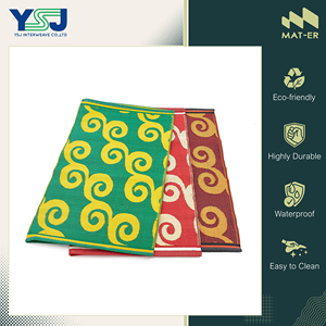 Low Market Price Easy to Clean and Corrosion Resistant Outdoor Carpets 100% Polypropylene <b>Plastic</b> Jacquard Mat from Thailand - Product Image 5