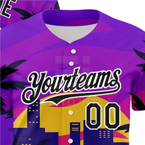 Camiseta Deportiva de Béisbol Personalizada 2026 con Bordado 3D, Manga Corta, Poliéster, Secado Rápido, Absorbe la Humedad, para Hombre, con Logotipo Personalizado - Product Image 2