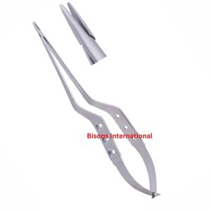 ที่จับเข็มไมโครแบบแมนนวลสำหรับขายส่ง เครื่องมือผ่าตัดจักษุวิทยา Castroviejo Barraquer ที่จับเข็มสำหรับผ่าตัดตา - Product Image 3