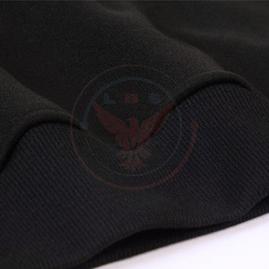 Hot Sale <b>Unique</b> Design Men Boxy Fit Winter Solid Fleece Hoodies with Pocket Customized Logo Durable Polyester/Cotton Blend - Product Image 3