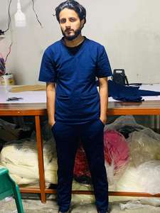 Uniformes médicaux d'hôpital en gros pour médecins et infirmières, uniformes de travail unisexes en molleton de rayonne - Product Image 6