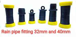 Raccord de tuyau plat MTA 32mm 40mm avec valve d'extrémité pour tuyau d'irrigation agricole, micro-irrigation, et arrêt d'eau pour champ agricole - Product Image 2