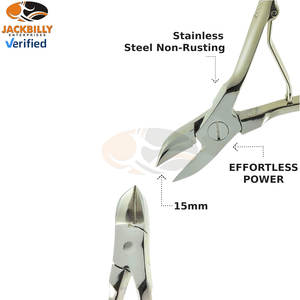 Coupe-ongles de précision robuste en acier inoxydable incurvé super tranchant de 10 mm pour manucure, pédicure, cuticules et ongles de bébé - Product Image 4