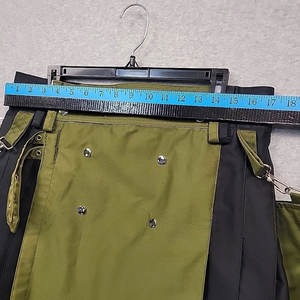 Kilt utilitaire moderne fait main pour homme, taille 36, noir olive, toile épaisse, fabrication sur mesure 2026 - Product Image 6