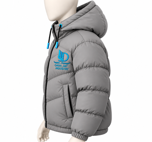 Veste matelassée grise pour homme OARH INT INDUSTRY, coupe-vent, épaisse, fermeture éclair sur le devant, manteau d'hiver décontracté, séchage rapide, respirante, écologique - Product Image 6