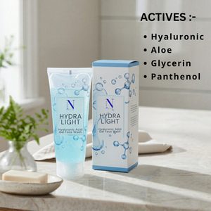 Gel Limpiador Facial con Ácido Hialurónico Hydra Light, Hidratación Profunda, Limpiador Facial Suave para Piel Seca y Sensible, OEM - Product Image 2