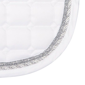 Tapis de selle confortable et personnalisable en polycoton respirant à séchage rapide, multicolore, doux, pour le dressage et les soins équestres - Product Image 6