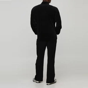 Wholesale Men Stand Collar Fleece <b>Tracksuit</b> Casual Winter Set 2026 / Premium Men Stand Collar Fleece <b>Tracksuit</b> Cozy Two Piece - Product Image 5