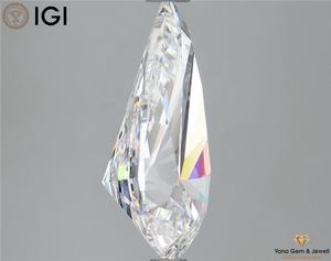 3.50 CT IGI certificat CVD laboratoire cultivé poire forme diamant 13.58 MM D couleur VS1 clarté grâce dans chaque promesse bijoux - Product Image 6