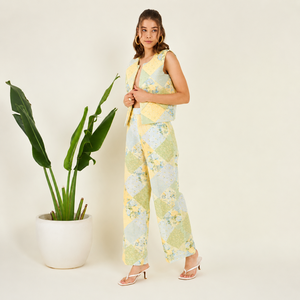 ชุดเซ็ตผ้าทอ Luana พร้อมซับในผ้าฝ้ายเอวธรรมชาติ-ชุดลำลองใส่ได้ทุกวัน - Product Image 1